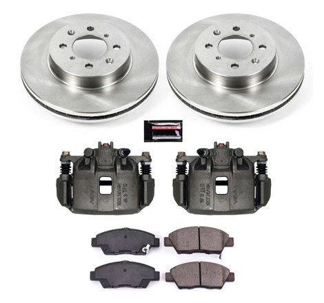 Power Stop 09-14 Honda Fit Front Autospecialty Brake Kit w/Calipers