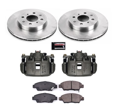 Power Stop 15-19 Honda Fit Front Autospecialty Brake Kit w/Calipers