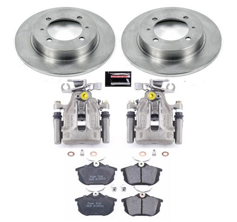 Power Stop 00-04 Volvo S40 Rear Autospecialty Brake Kit w/Calipers