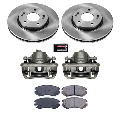 Power Stop 10-11 Kia Soul Front Autospecialty Brake Kit w/Calipers