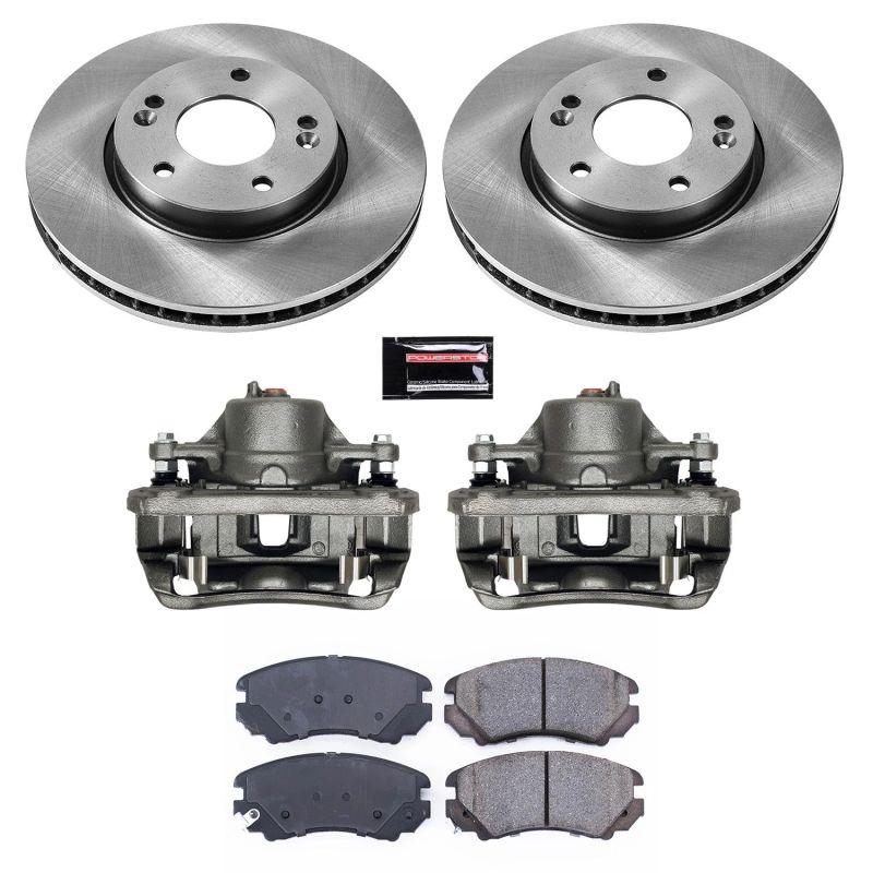 Power Stop 10-11 Kia Soul Front Autospecialty Brake Kit w/Calipers