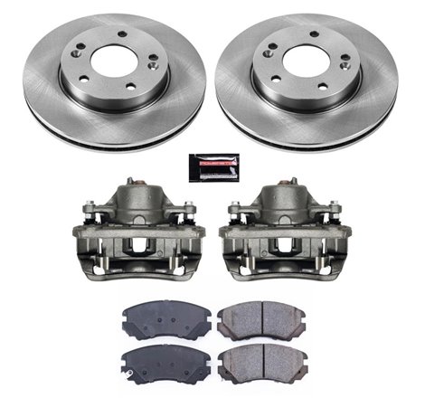 Power Stop 10-11 Kia Soul Front Autospecialty Brake Kit w/Calipers