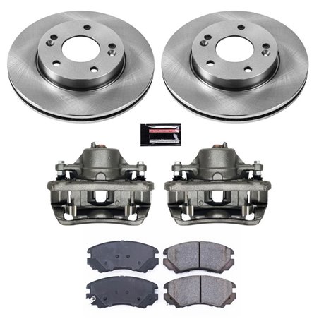 Power Stop 10-11 Kia Soul Front Autospecialty Brake Kit w/Calipers