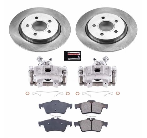 Power Stop 08-13 Volvo C30 Rear Autospecialty Brake Kit w/Calipers