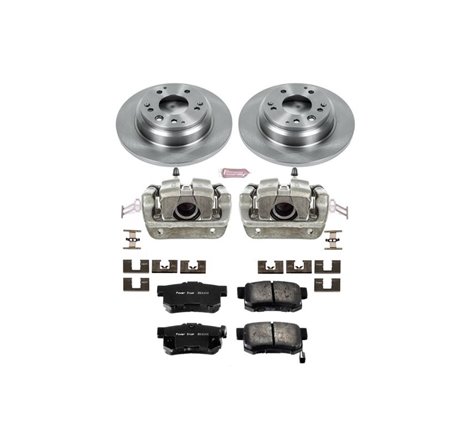 Power Stop 99-01 Acura RL Rear Autospecialty Brake Kit w/Calipers