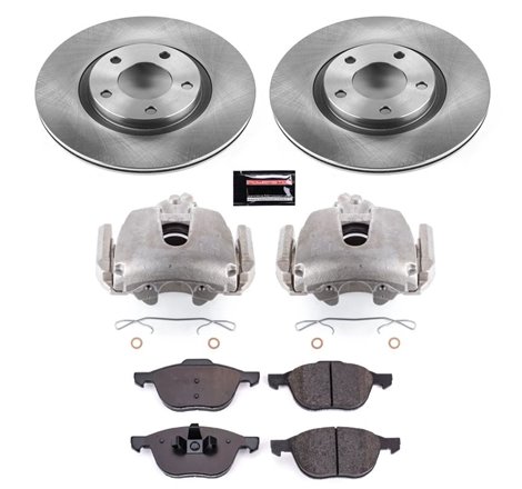 Power Stop 09-10 Mazda 3 Front Autospecialty Brake Kit w/Calipers