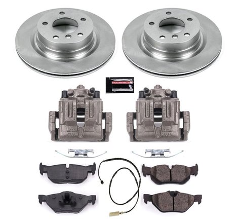 Power Stop 11-13 BMW 328i Rear Autospecialty Brake Kit w/Calipers