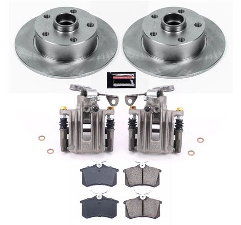 Power Stop 97-01 Audi A4 Rear Autospecialty Brake Kit w/Calipers