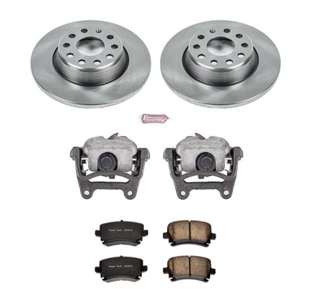 Power Stop 06-08 Audi A3 Rear Autospecialty Brake Kit w/Calipers