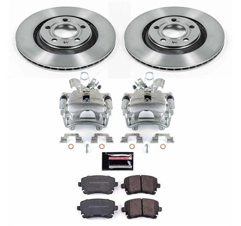 Power Stop 04-09 Audi S4 Rear Autospecialty Brake Kit w/Calipers