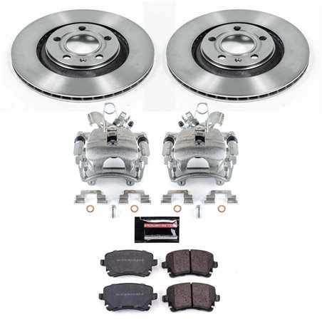 Power Stop 04-09 Audi S4 Rear Autospecialty Brake Kit w/Calipers