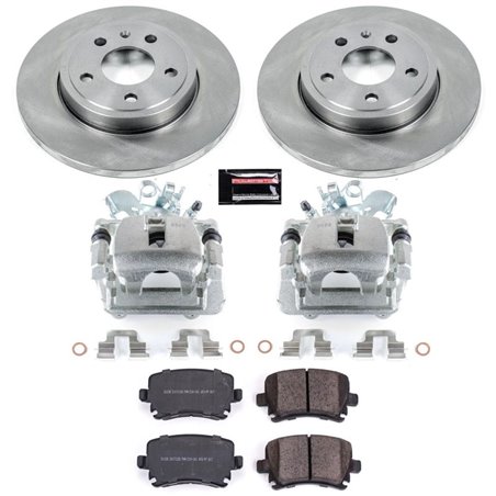 Power Stop 05-09 Audi A4 Rear Autospecialty Brake Kit w/Calipers