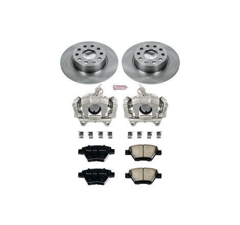 Power Stop 10-12 Audi A3 Rear Autospecialty Brake Kit w/Calipers