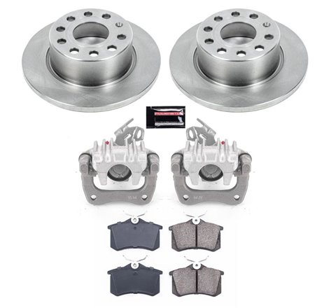 Power Stop 10-13 Audi A3 Rear Autospecialty Brake Kit w/Calipers