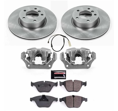 Power Stop 13-15 BMW X1 Front Autospecialty Brake Kit w/Calipers