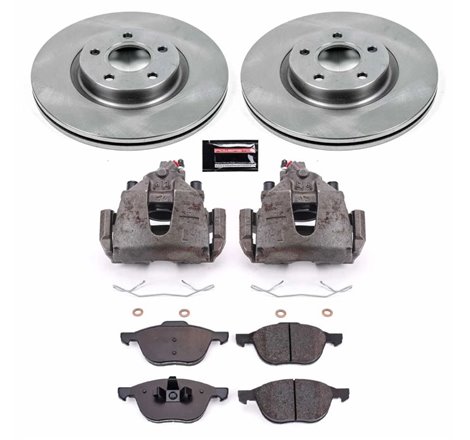 Power Stop 2017 Ford Escape Front Autospecialty Brake Kit w/Calipers