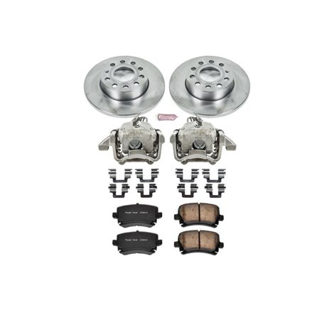 Power Stop 2008 Audi A3 Rear Autospecialty Brake Kit w/Calipers