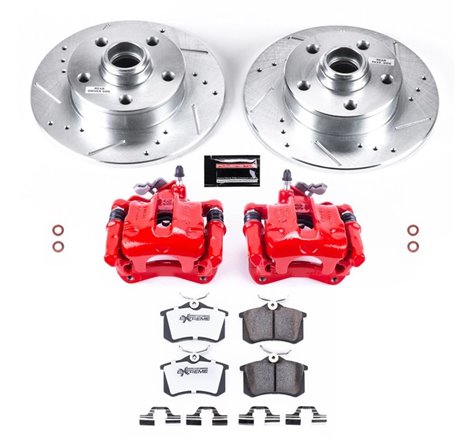 Power Stop 92-95 Volkswagen Corrado Rear Z26 Street Warrior Brake Kit w/Calipers