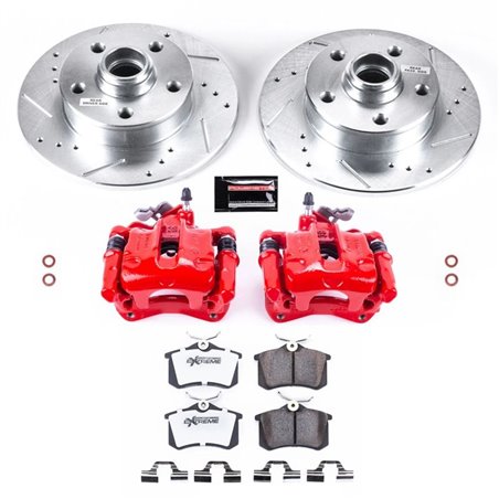 Power Stop 92-95 Volkswagen Corrado Rear Z26 Street Warrior Brake Kit w/Calipers