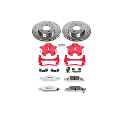 Power Stop 04-05 Chevrolet Classic Front Z26 Street Warrior Brake Kit w/Calipers