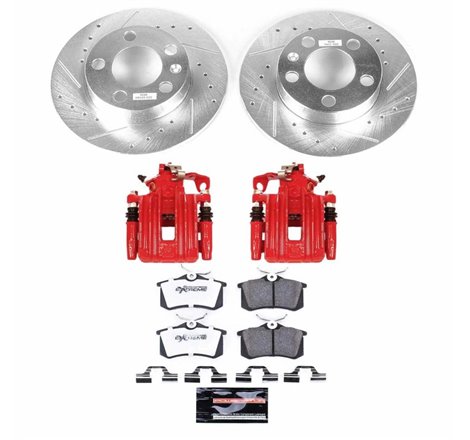 Power Stop 00-10 Volkswagen Beetle Rear Z26 Street Warrior Brake Kit w/Calipers