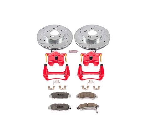 Power Stop 97-01 Acura Integra Front Z26 Street Warrior Brake Kit w/Calipers