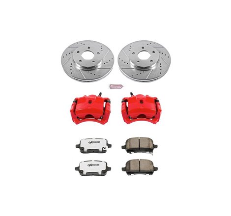 Power Stop 08-11 Chevrolet HHR Front Z26 Street Warrior Brake Kit w/Calipers