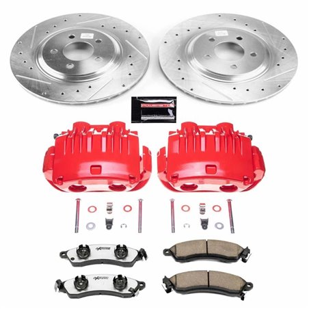 Power Stop 98-94 Ford Mustang Front Z26 Street Warrior Brake Kit w/Calipers