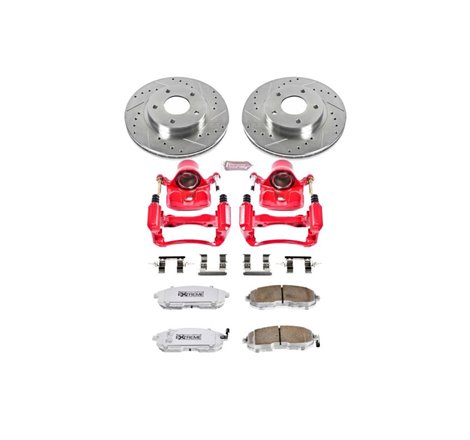 Power Stop 00-01 Infiniti I30 Front Z26 Street Warrior Brake Kit w/Calipers