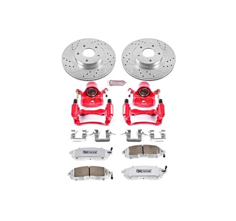 Power Stop 02-04 Infiniti I35 Front Z26 Street Warrior Brake Kit w/Calipers