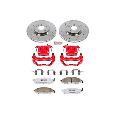 Power Stop 03-04 Infiniti M45 Front Z26 Street Warrior Brake Kit w/Calipers