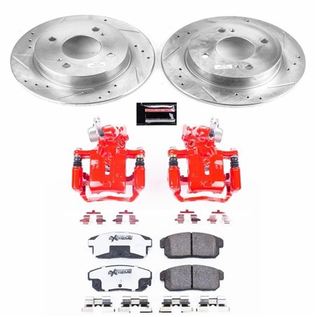 Power Stop 02-06 Nissan Sentra Rear Z26 Street Warrior Brake Kit w/Calipers