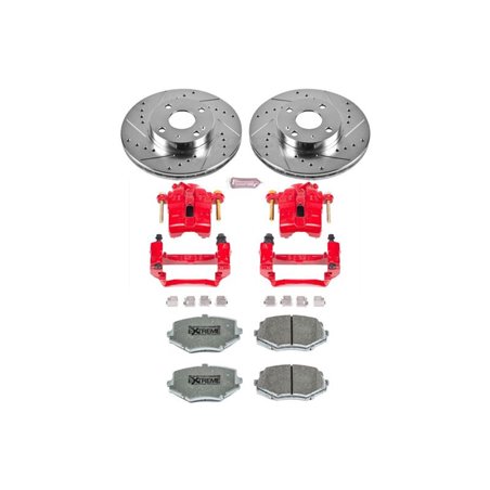 Power Stop 94-97 Mazda Miata Front Z26 Street Warrior Brake Kit w/Calipers