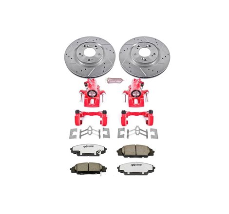 Power Stop 00-09 Honda S2000 Front Z26 Street Warrior Brake Kit w/Calipers