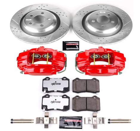 Power Stop 05-10 Chrysler 300 Rear Z26 Street Warrior Brake Kit w/Calipers