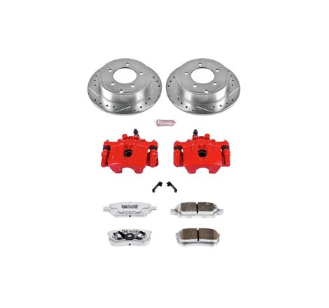 Power Stop 11-14 Chrysler 200 Rear Z26 Street Warrior Brake Kit w/Calipers