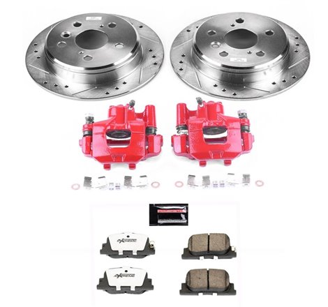 Power Stop 00-01 Lexus ES300 Rear Z26 Street Warrior Brake Kit w/Calipers