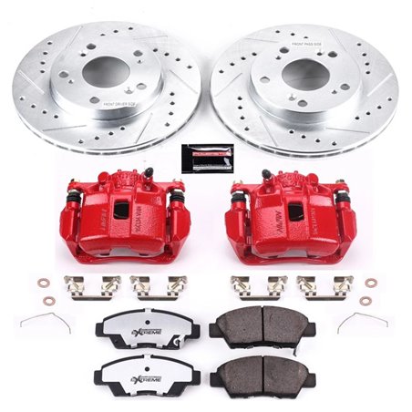 Power Stop 11-15 Honda CR-Z Front Z26 Street Warrior Brake Kit w/Calipers