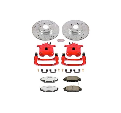 Power Stop 02-06 Acura RSX Front Z26 Street Warrior Brake Kit w/Calipers