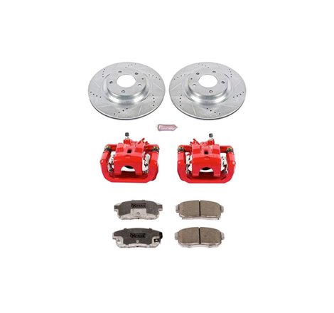 Power Stop 04-11 Mazda RX-8 Rear Z26 Street Warrior Brake Kit w/Calipers