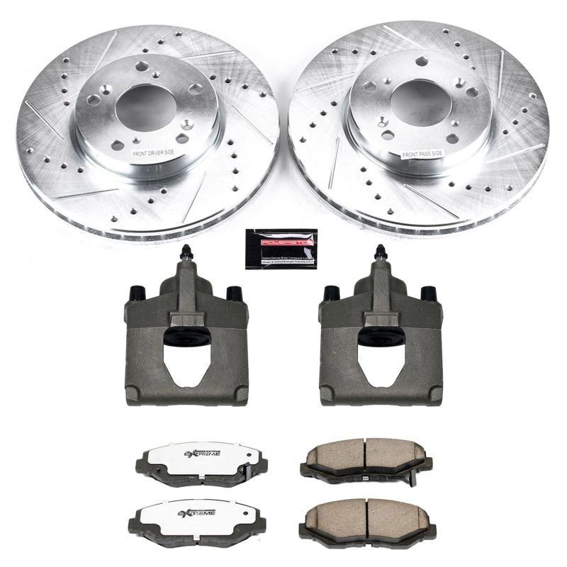 Power Stop 14-15 Acura ILX Front Z26 Street Warrior Brake Kit w/Calipers