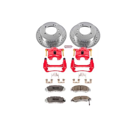 Power Stop 98-99 Acura CL Front Z26 Street Warrior Brake Kit w/Calipers