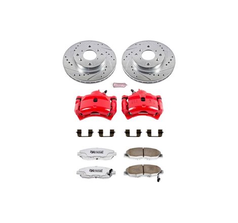 Power Stop 98-99 Acura CL Front Z26 Street Warrior Brake Kit w/Calipers