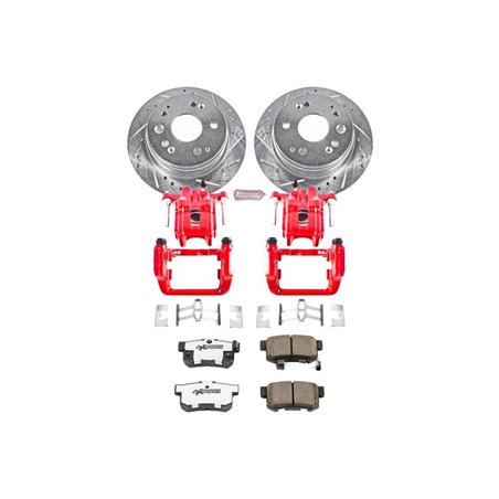 Power Stop 01-03 Acura CL Rear Z26 Street Warrior Brake Kit w/Calipers