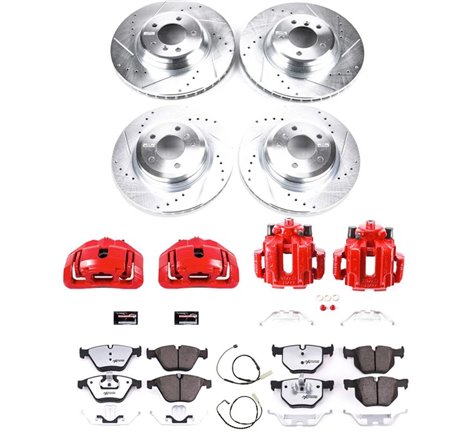 Power Stop 14-16 BMW 228i Rear Z26 Street Warrior Brake Kit w/Calipers