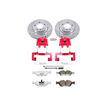 Power Stop 01-02 BMW Z3 Front Z26 Street Warrior Brake Kit w/Calipers