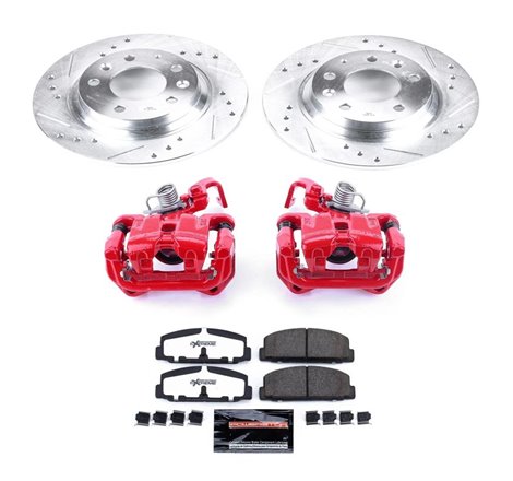 Power Stop 03-05 Mazda 6 Rear Z26 Street Warrior Brake Kit w/Calipers