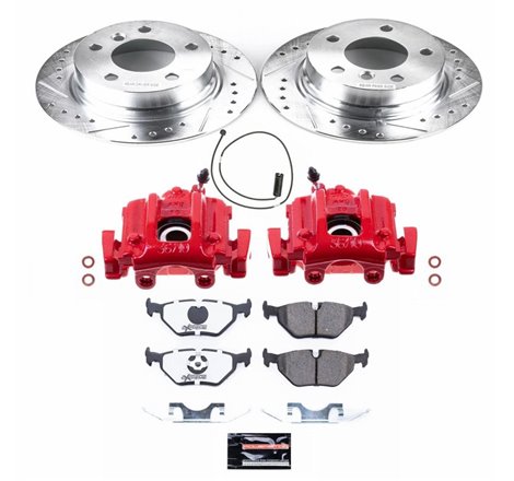 Power Stop 96-02 BMW Z3 Rear Z26 Street Warrior Brake Kit w/Calipers