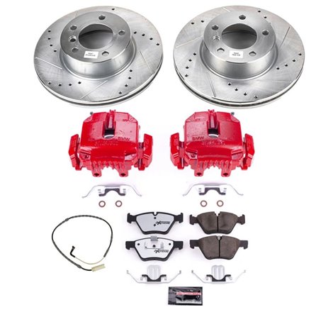 Power Stop 2006 BMW 325xi Front Z26 Street Warrior Brake Kit w/Calipers