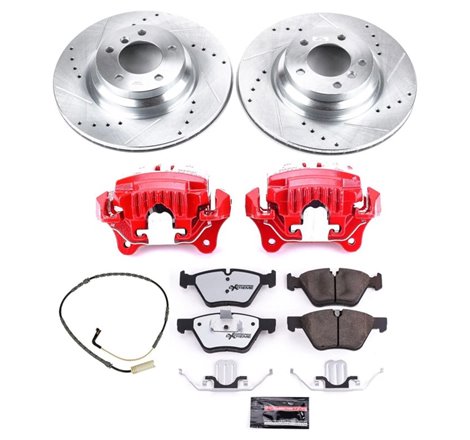 Power Stop 2006 BMW 330xi Front Z26 Street Warrior Brake Kit w/Calipers